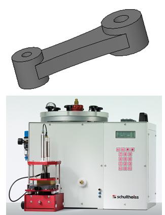 Prototypage - Bielle - Injection de cire